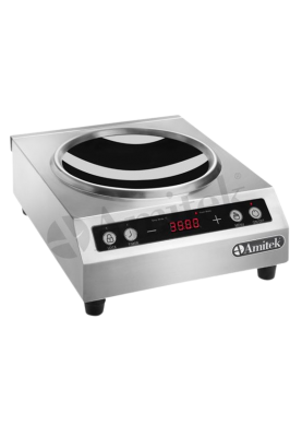 INDUKCIJAS PLĪTS AMITEK TT350W Touch WOK